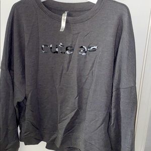 Cute AF terry cloth pullover